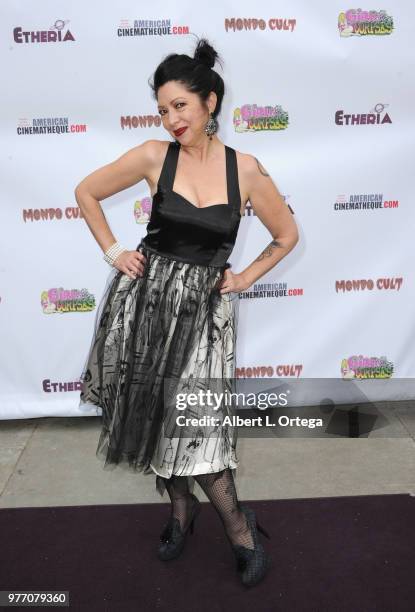 Debra Lamb arrives for the 2018 Etheria Film Night held at the Egyptian Theatre on June 16, 2018 in Hollywood, California.