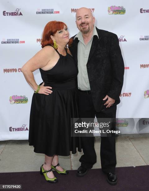 Amanda Hall and Kenneth J. Hall arrive for the 2018 Etheria Film Night held at the Egyptian Theatre on June 16, 2018 in Hollywood, California.