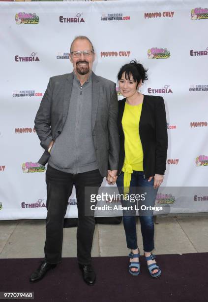 Kevin Tenney and Jill Schoelen arrive for the 2018 Etheria Film Night held at the Egyptian Theatre on June 16, 2018 in Hollywood, California.