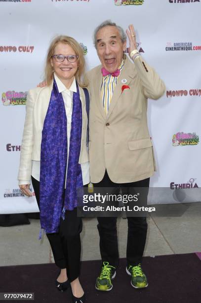 Lloyd Kaufman and wife Pat Kaufman arrive for the 2018 Etheria Film Night held at the Egyptian Theatre on June 16, 2018 in Hollywood, California.
