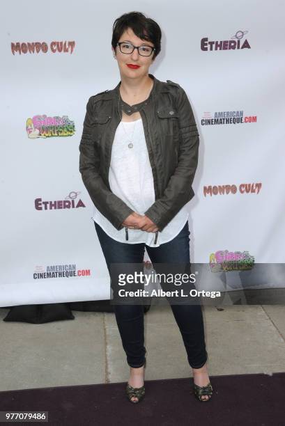 Elizabeth Thurmond arrives for the 2018 Etheria Film Night held at the Egyptian Theatre on June 16, 2018 in Hollywood, California.