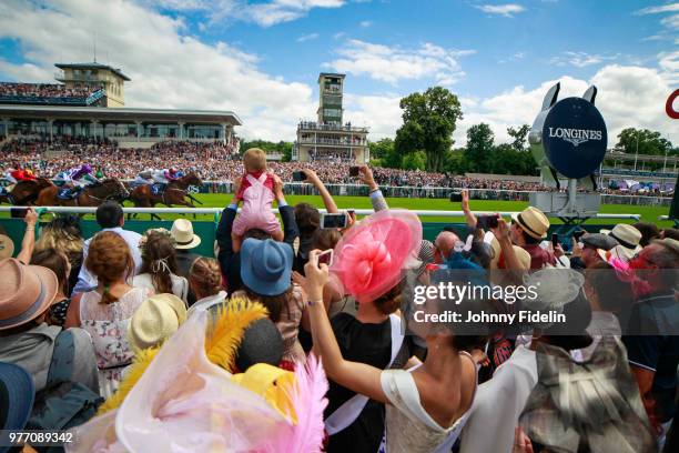 Illustration Grand Prix de Diane 2018 Race with the winner Laurens riden by PJ Mc Donald, trainger KR Burker, Owner J Dance during the Grand Prix de...