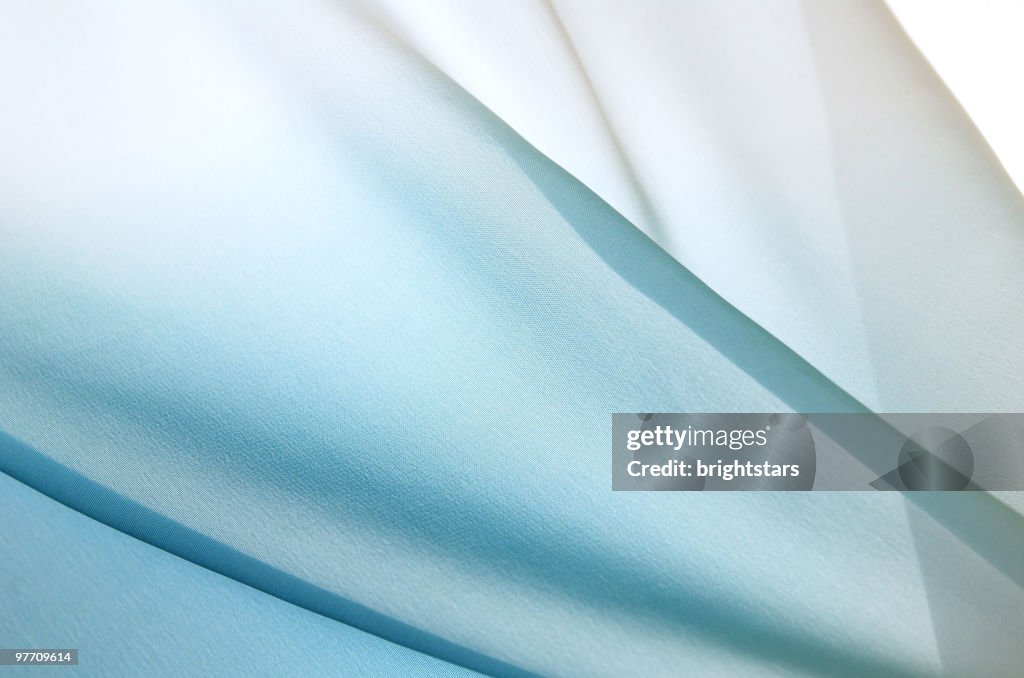 Abschluss Seide von blue und Weiß