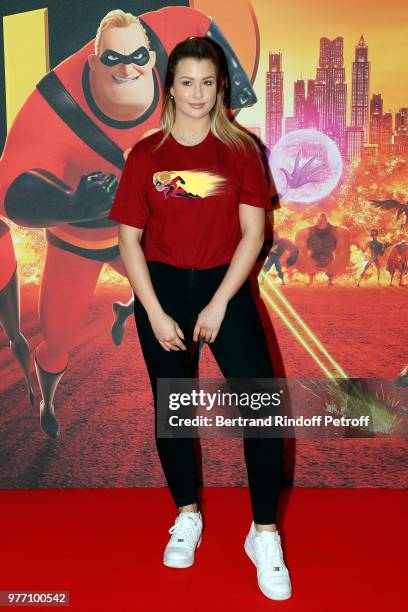 Lola Dubini attends the "Les Indestructibles 2" Paris Special Screening at Le Grand Rex on June 17, 2018 in Paris, France.