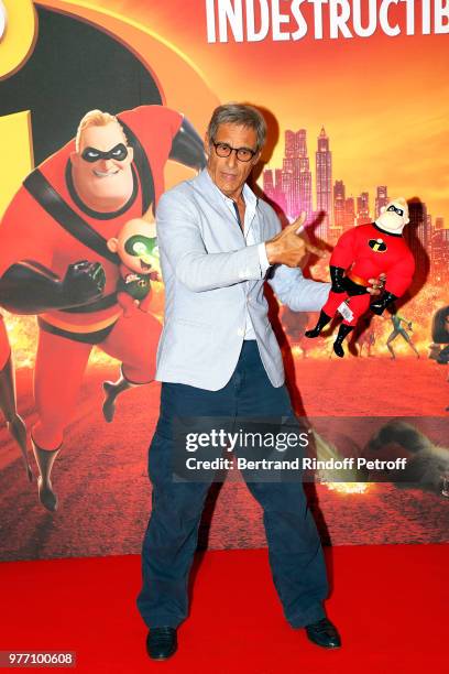 Actor Gerard Lanvin attends the "Les Indestructibles 2" Paris Special Screening at Le Grand Rex on June 17, 2018 in Paris, France.