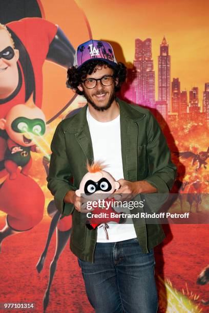 Imitator Michael Gregorio attends the "Les Indestructibles 2" Paris Special Screening at Le Grand Rex on June 17, 2018 in Paris, France.