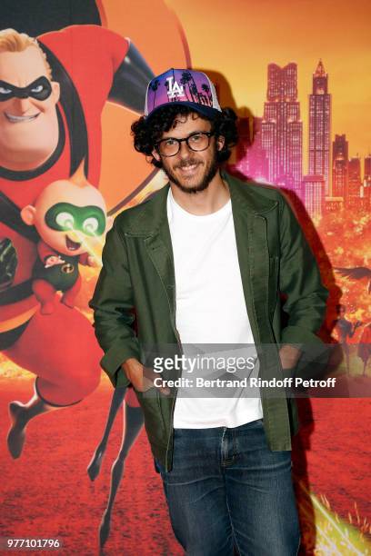 Imitator Michael Gregorio attends the "Les Indestructibles 2" Paris Special Screening at Le Grand Rex on June 17, 2018 in Paris, France.