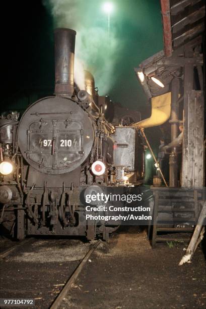 Studies of Austria's Iron Mountain Railway which operated between Vordernberg and the Steel Works at Donawitz, Motive power was entrusted to these...