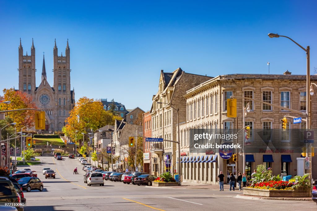 MacDonell street in Downtown Guelph Ontario Canada