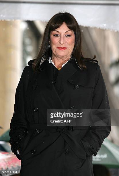Actress Anjelica Huston attends the ceremony honoring her with a star on the Hollywood Walk of Fame in Hollywood, on January 22, 2010. AFP...