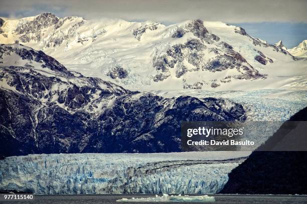 la lengua del glaciar - glaciar stock-fotos und bilder