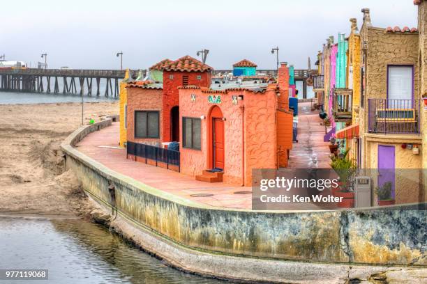 venetian hotel, capitola, santa cruz county, california, usa - capitola stock pictures, royalty-free photos & images