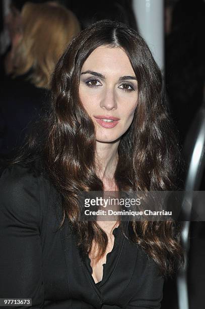 Paz Vega attends Fashion Dinner For AIDS at Pavillon d'Armenonville on January 28, 2010 in Paris, France.