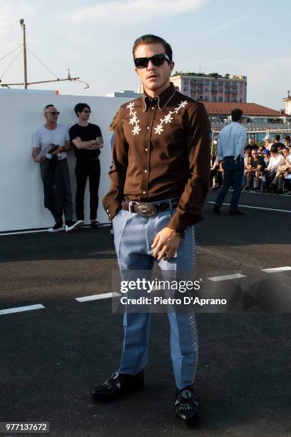 Carlo Sestini attends the Palm Angels show during Milan Men's Fashion Week Spring/Summer 2019 on June 17, 2018 in Milan, Italy.