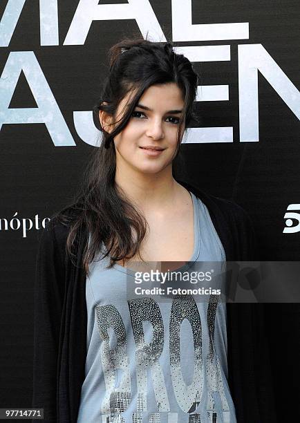 Actress Clara Lago attends the 'El Mal Ajeno' photocall at Princesa Cinema on March 15, 2010 in Madrid, Spain.