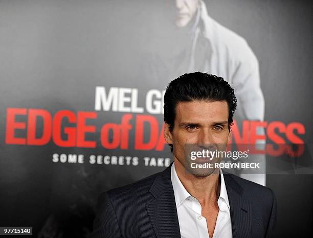 Actor Frank Grillo arrives for the premiere of "Edge of Darkness" at the Grauman's Chinese Theater in the Hollywood section of Los Angeles on January...