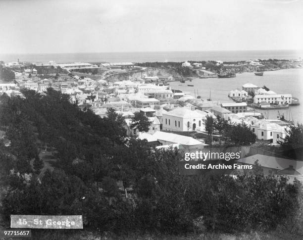 The town of St George's on St George's Island, Bermuda.