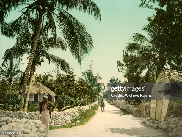 Meadow Street in Bain's Town, Nassau, Bahamas