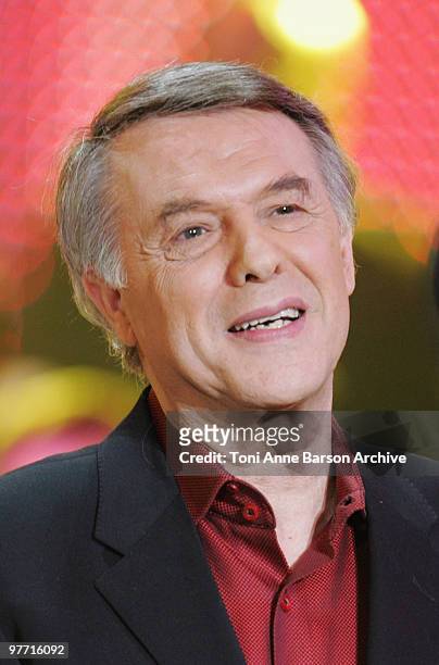 Salvatore Adamo performs at the "Fete de la Chanson Francaise" for France Television in Salle Pleyel on January 19, 2009 in Paris, France.