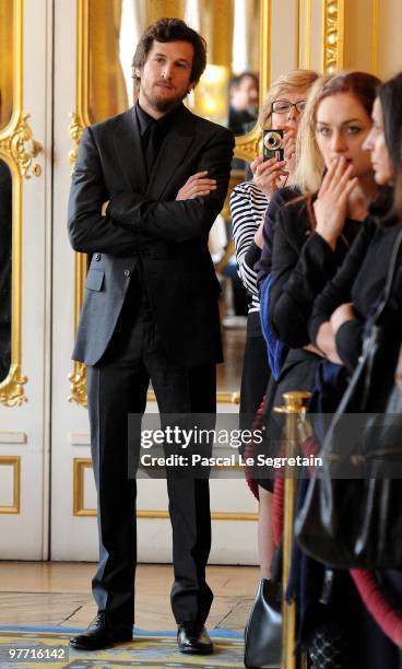 French actor Guillaume Canet is seen at Ministere de la Culture on March 15, 2010 in Paris, France.