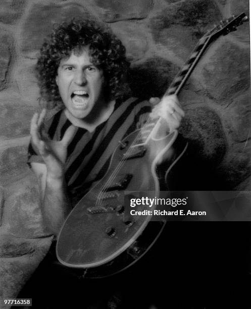 Sammy Hagar posed at home in Northern California in 1982