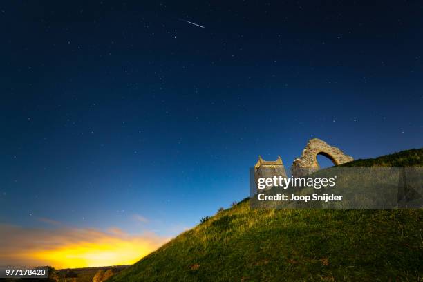 burrow mump by night - burrow mump stock pictures, royalty-free photos & images