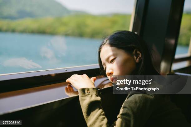 she is going on a relaxed trip on a ship - bon voyage stock pictures, royalty-free photos & images