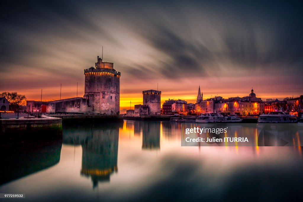 La Rochelle and Harbor Towers, France