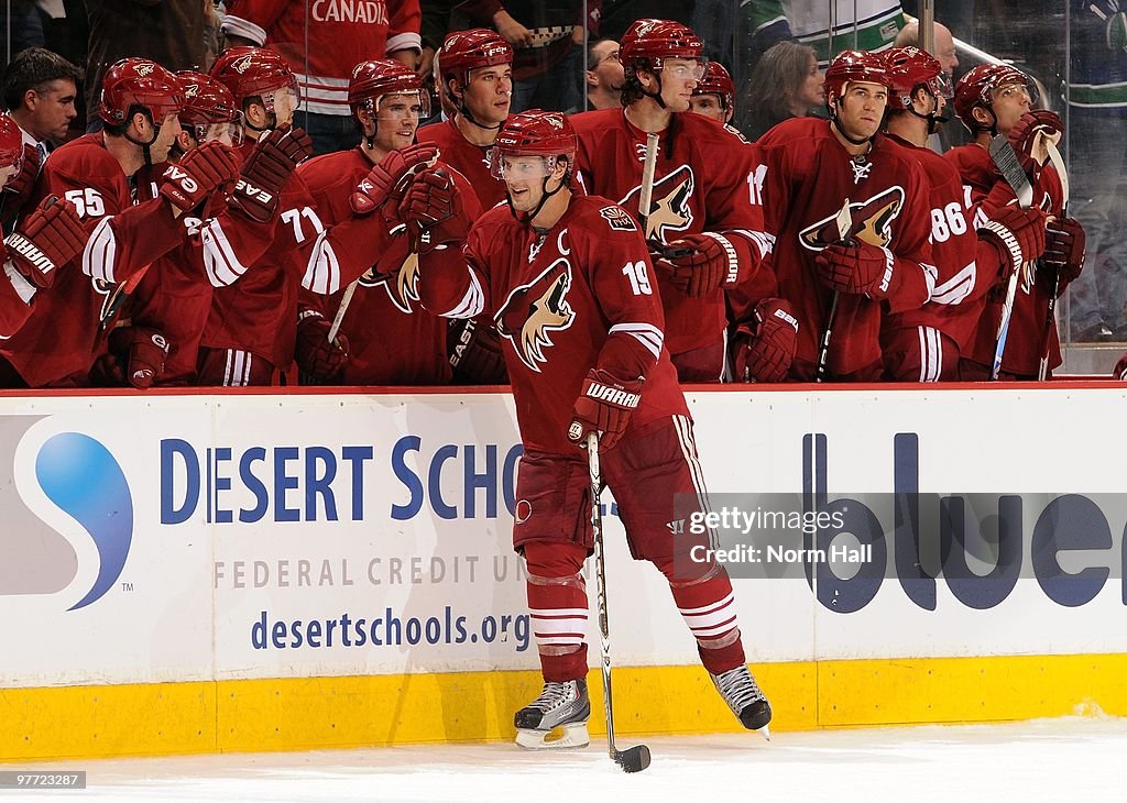 Vancouver Canucks v Phoenix Coyotes