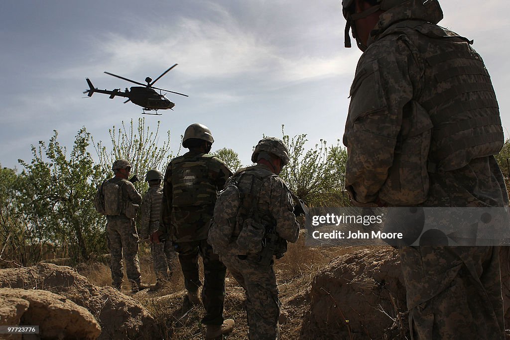 U.S. Army Conducts Operations In Kandahar Province