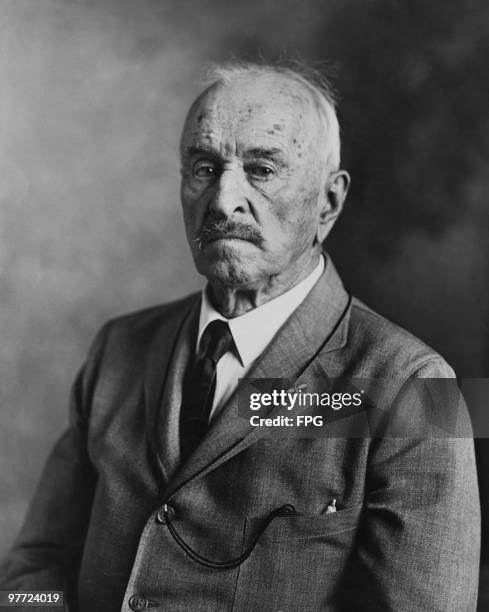 Major General Frank Dwight Baldwin of the United States Army, circa 1920. He is one of only a few men to have received the Congressional Medal of...