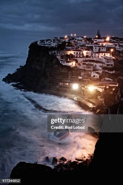 azenhas do mar (reprocessed) - azenhas do mar stockfoto's en -beelden