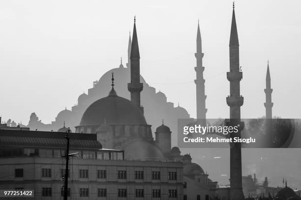 suleymaniye camii - suleymaniye mosque - suleymaniye stock-fotos und bilder