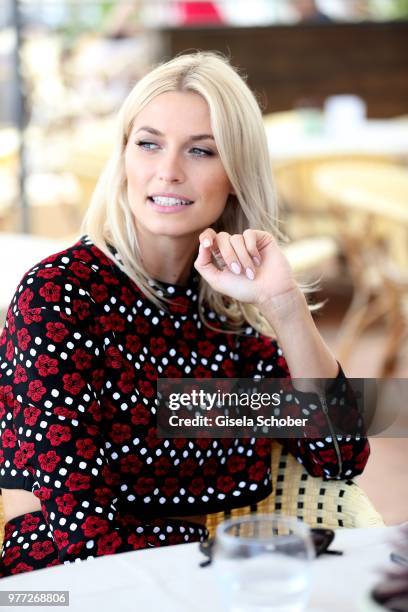 Lena Gercke at the Magnum press photo call during the 71st annual Cannes Film Festival at Carlton Beach on May 10, 2018 in Cannes, France.