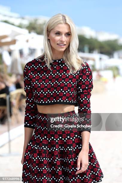 Lena Gercke at the Magnum press photo call during the 71st annual Cannes Film Festival at Carlton Beach on May 10, 2018 in Cannes, France.