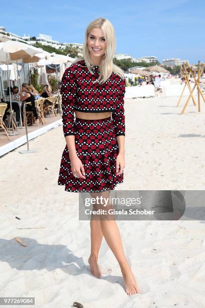 Lena Gercke at the Magnum press photo call during the 71st annual Cannes Film Festival at Carlton Beach on May 10, 2018 in Cannes, France.