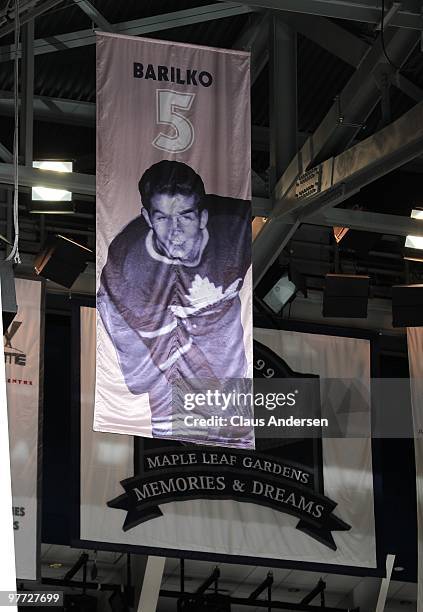 Billboard honouring Maple Leafs' legend Bill Barilko unveiled
