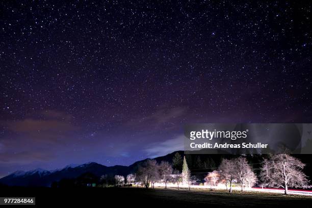night and stars - schnuller stock pictures, royalty-free photos & images