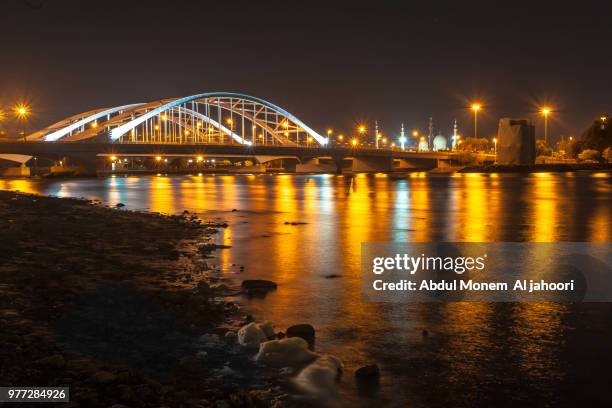 abu dhabi, united arab emirates - abu dhabi bridge stock pictures, royalty-free photos & images