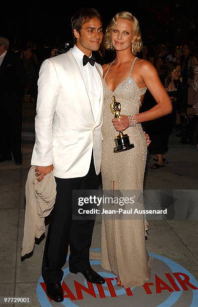 Stuart Townsend and Charlize Theron