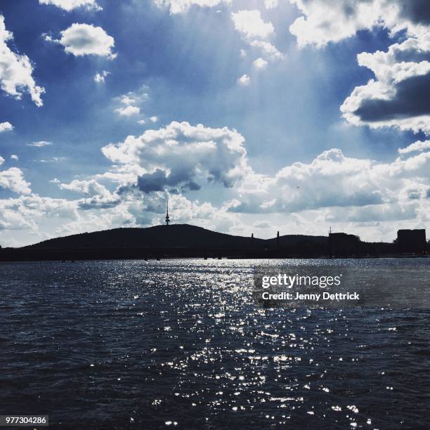lake burley griffin, canberra - lake burley griffin stock pictures, royalty-free photos & images