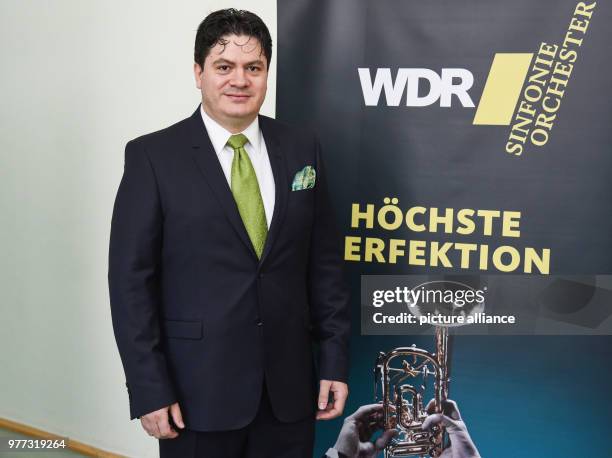 May 2018, Germany, Cologne: Director Christian Macelaru stands in the WDR broadcast centre. Macelaru is going to be WDR symphony orchestra's new...