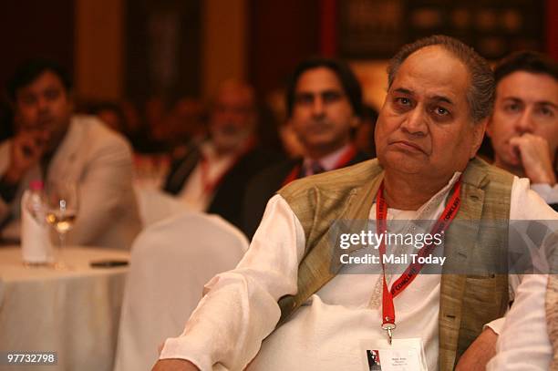 Industrialist Rahul Bajaj at the India Today Conclave in New Delhi on March 12, 2010.