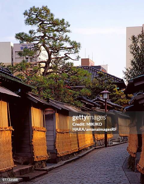 nagamachi samurai houses, kanazawa city, ishikawa prefecture, honshu, japan - kanazawa stock pictures, royalty-free photos & images