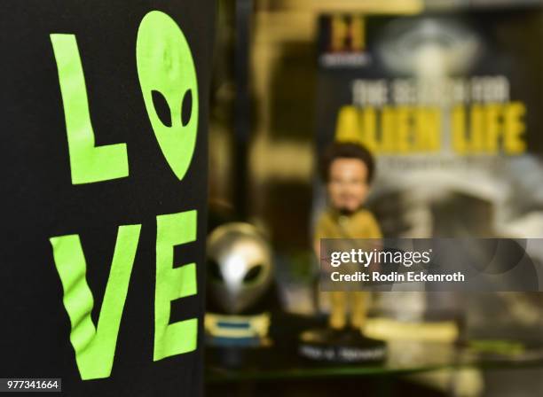 General view of the atmopshere as seen at A+E Networks, Mischief Management & Prometheus Entertainment present AlienCon 2018 at Pasadena Convention...