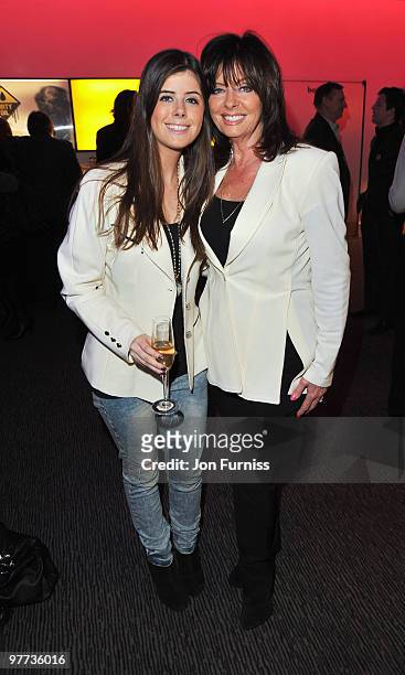 Vicki Michelle and Louise Michelle attends the UK Film Premiere of 'Dirty Oil' at Barbican Centre on March 15, 2010 in London, England.