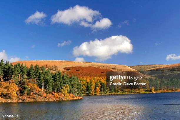 derwent reservoir; peak district national park - derwent reservoir stock pictures, royalty-free photos & images