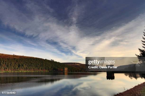 derwent reservoir, derbyshire, peak district - derwent reservoir stock pictures, royalty-free photos & images