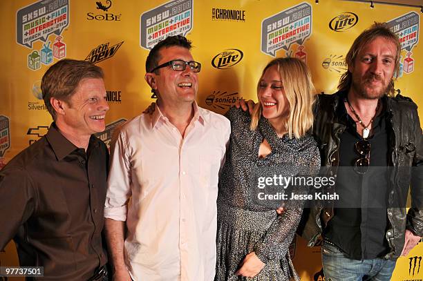 Luc Roeg, Bernard Rose, Chloe Sevigny and Rhys Ifans attend Mr. Nice Red Carpet Arrivals And Greenroom at 2010 SXSW Festival on March 14, 2010 in...