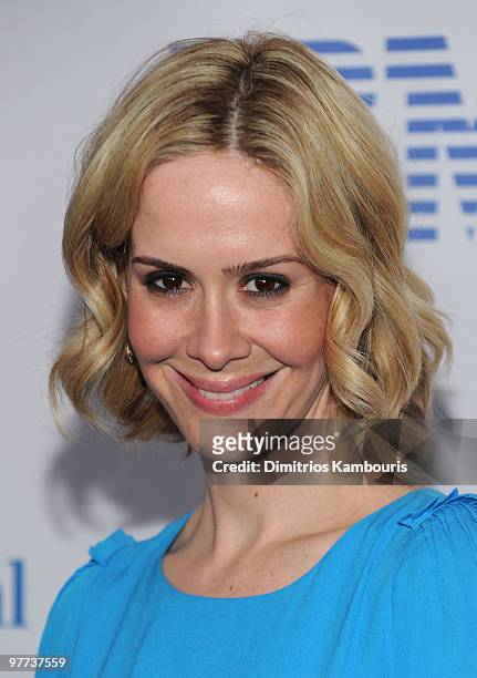Actress Sarah Paulson attends the 21st Annual GLAAD Media Awards at The New York Marriott Marquis on March 13, 2010 in New York, New York.
